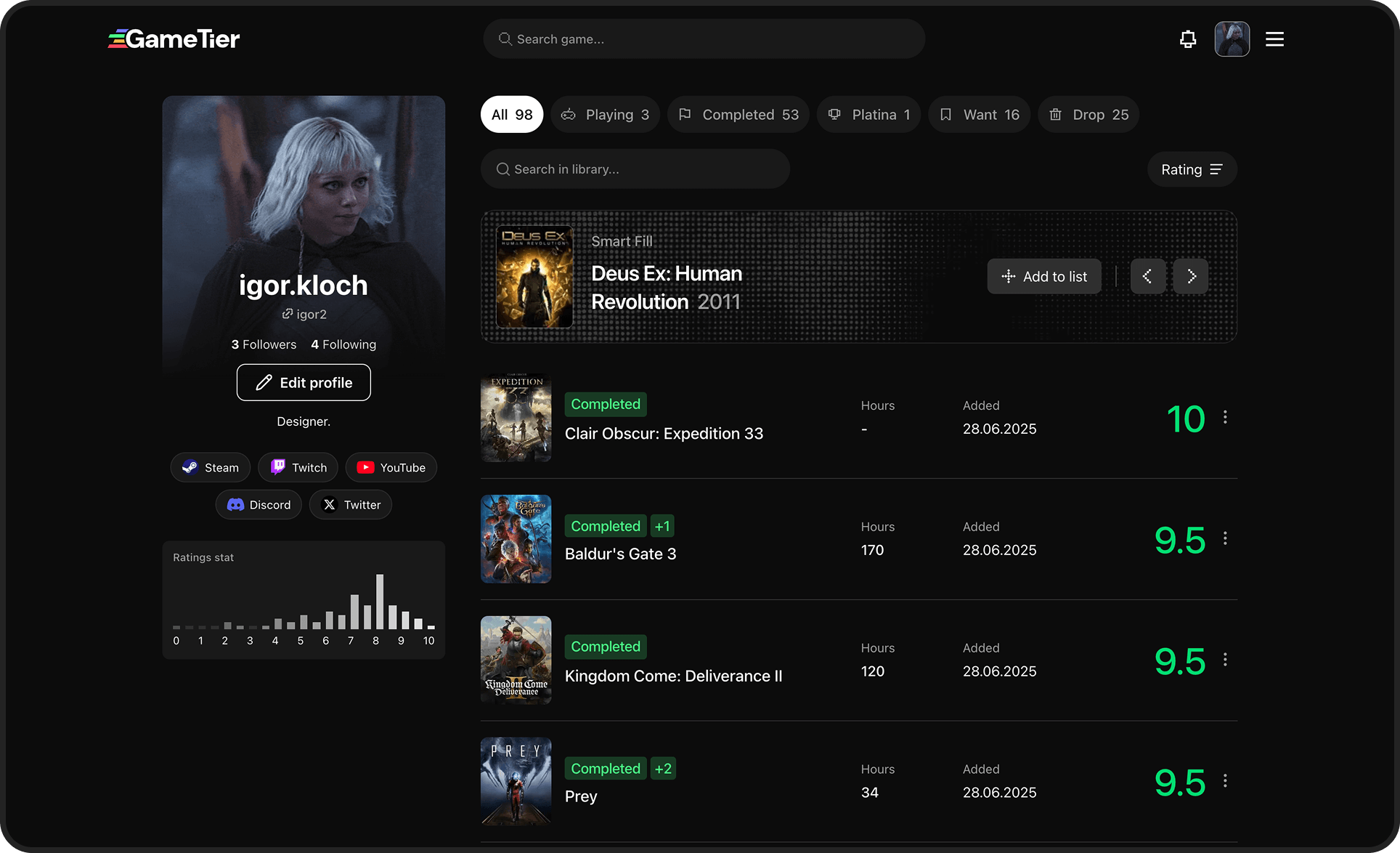 App screenshot